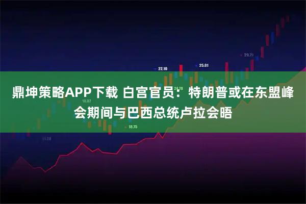 鼎坤策略APP下载 白宫官员：特朗普或在东盟峰会期间与巴西总统卢拉会晤