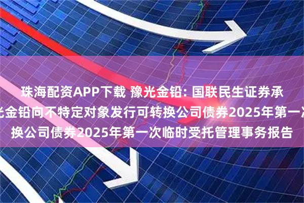 珠海配资APP下载 豫光金铅: 国联民生证券承销保荐有限公司关于豫光金铅向不特定对象发行可转换公司债券2025年第一次临时受托管理事务报告