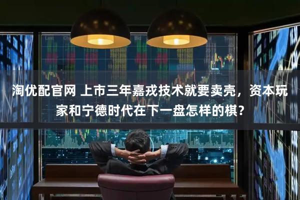 淘优配官网 上市三年嘉戎技术就要卖壳，资本玩家和宁德时代在下一盘怎样的棋？